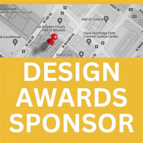 Design Awards Sponsorship 2023 Aia Los Angeles