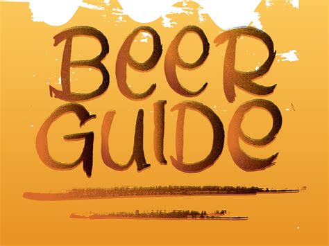 Beer Guide By Lauren Beltramo On Dribbble