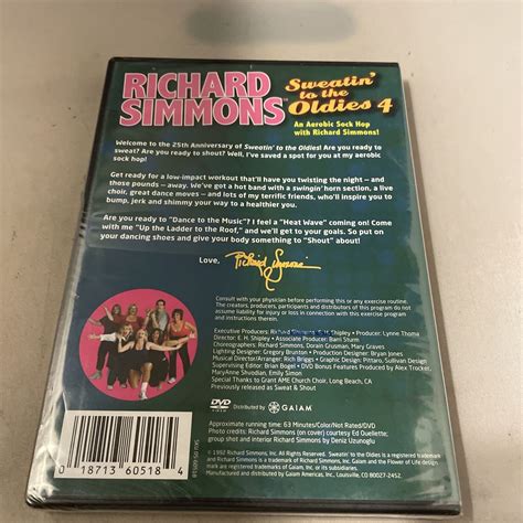richard simmons sweatin to the oldies 4 dvd new sealed 18713605184 ebay