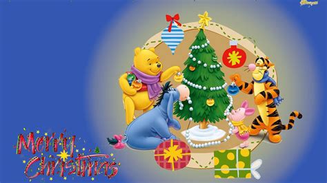 Christmas Winnie The Pooh Wallpapers Wallpaper Cave