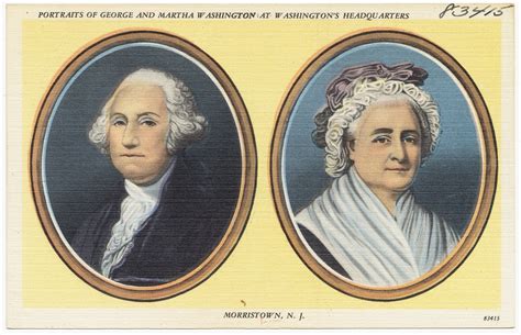 Portraits Of George And Martha Washington At Washingtons Flickr