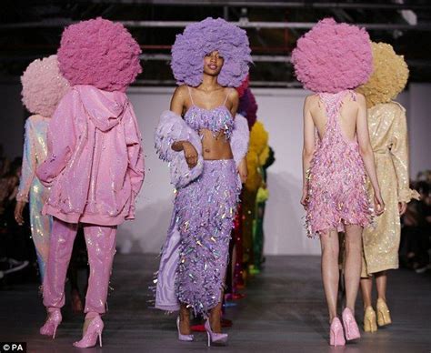 Rainbow Afros And Sequins Rule The Runway At Ashishs Lfw Show