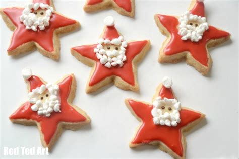 This decorative dish made with flaky pillsbury pizza crust makes a immediately remove the cookies from the cookie sheets and allow them to cool completely on a wire rack before decorating. Santa Cookie Stars | Party Delights Blog
