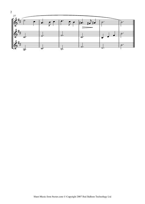 If you have some free sheet music (preferably written or arranged by yourself), we can add it easily (and for free, of course) to the web site; Greensleeves Sheet music for Violin Trio - 8notes.com