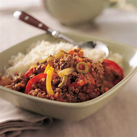 Plus, a simple hamburger recipe with three ingredients: Healthy Picadillo Recipe | MyRecipes