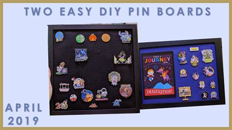 Disney Pin Board Diy Our First Project Two Easy Disney Pin Board