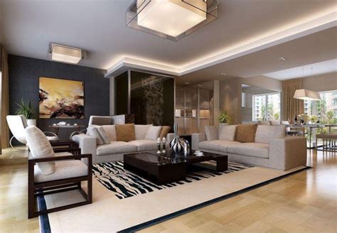 30 Latest False Ceiling Design For Rectangular Living Room
