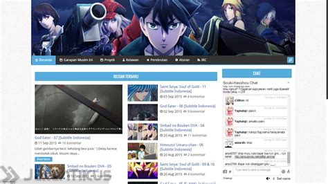 Cara Mudah Buat Masakan 10 Situs Anime Sub Indo Terpopuler
