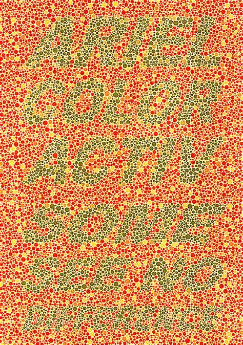 Ariel Color Blind Optical Illusion Color Blindness Test Color Test