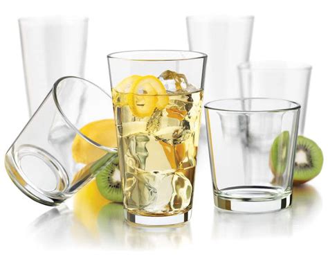 Libbey Flare 16 Piece Glassware Set Big Lots Glassware Set Glassware Glass Set