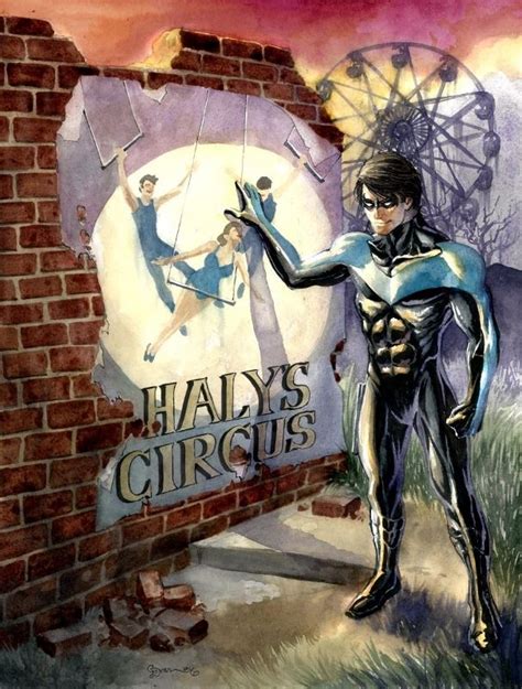 Daniel Govar Nightwing Halys Circus Comic Art Nightwing Comic