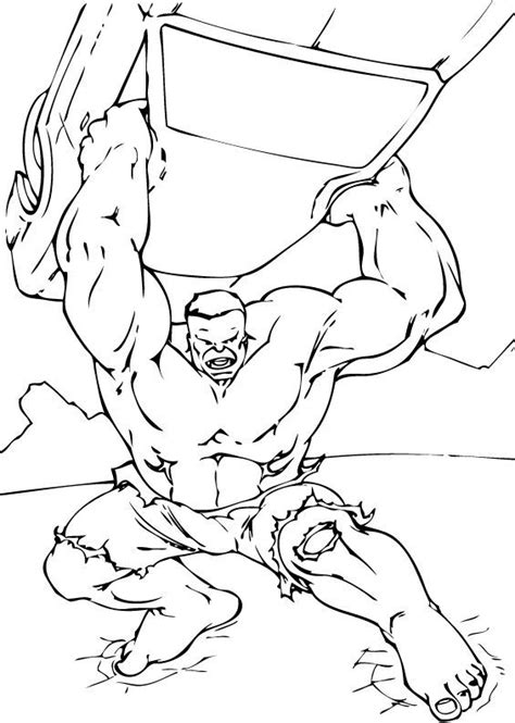 Hulk superhero super speed coloring pages, how to color hulk, drawing of big hero. Bruce Banner - Free Coloring Pages
