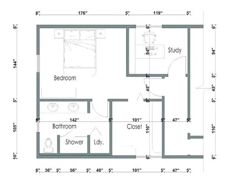 These dimensions could easily go up to 13x13 for the master bedroom where you will have. ideal bedroom size queen bed | Bedroom Sizes Master ...