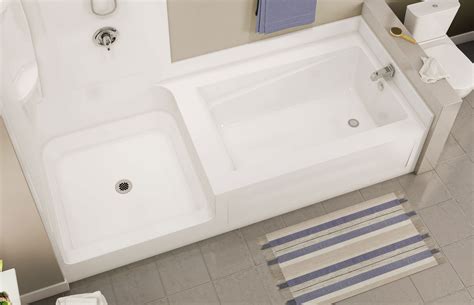 Built In Bathtub Shower Combination Exhibit Tsc 102 Maax Bathroom