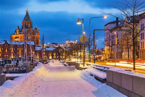 Helsinki Winter In The City Escape Artist