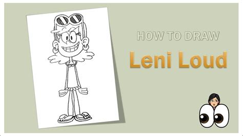 How To Draw Leni Loud From The Loud House Drawing Loud House