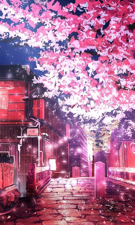 Pink Aesthetic Wallpaper Desktop 4k Pink Anime Tree Wallpapers