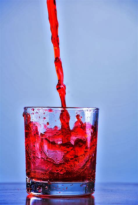 Free Images Water Glass Ice Reflection Red Splash Drink Blue Cocktail Freshness