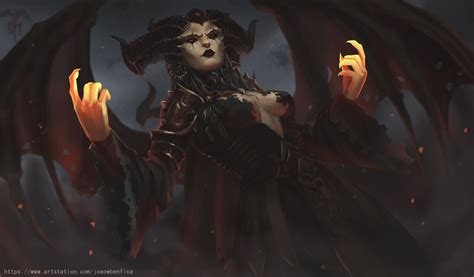 Lilith Diablo 4 Joao Vagner On Artstation At Artworklvmd6j Lilith