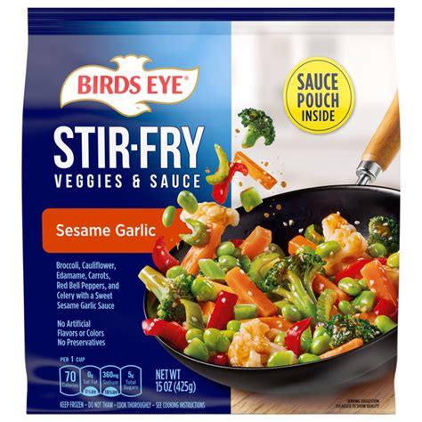 Save on Birds Eye Stir-Fry Veggies & Sauce Sesame Garlic Frozen Order