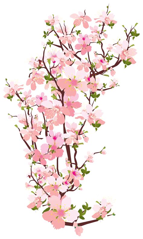 Spring Tree Branch Transparent PNG Clip Art Image | Art images, Art png image