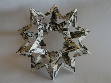 Origami Star Dodecahedron Francesco Mancini Folded By Rui Roda EZ