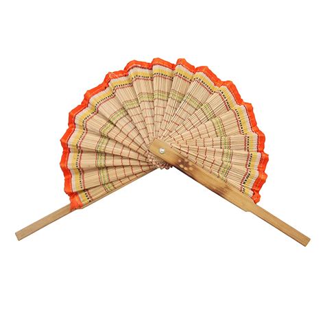 Buy Bamboowala Bamboo Hand Fan Folding Foldable Ecofriendly