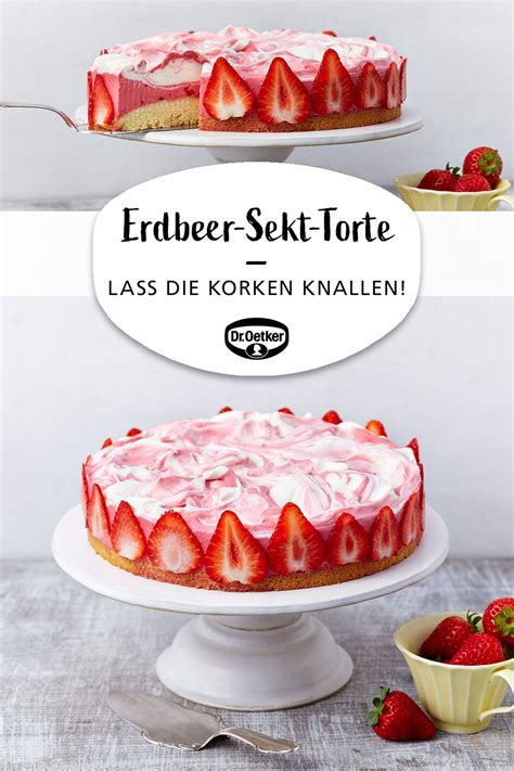 Der kuchen ist mega lecker und kommt immer gut an. Erdbeer-Sekt-Torte | Rezept | Kuchen und torten, Kuchen ...