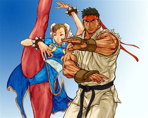 Ryu And Chun Li Street Fighter Art Ryu Street Fighter Street