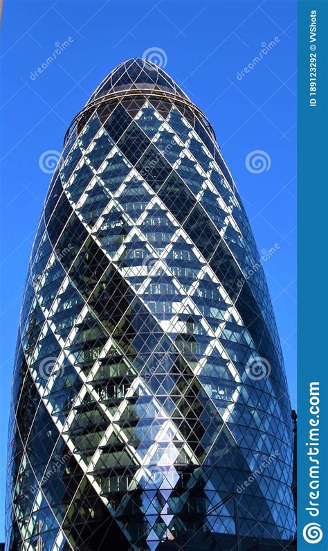 The Gherkin Building London City Editorial Photography Image Of
