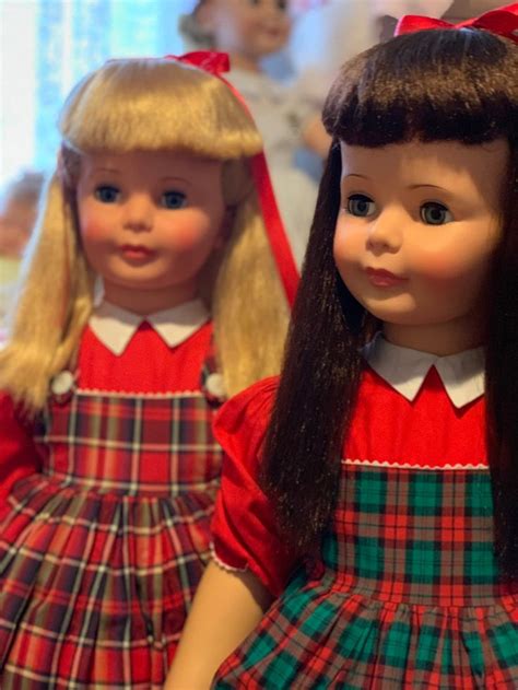 platinum and black cherry patti playpal vintage dolls antique dolls vintage