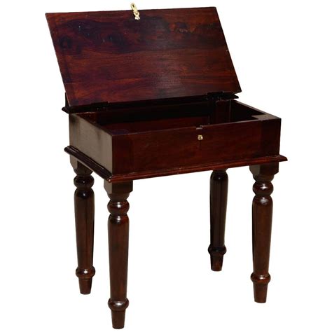 Then you can use this plan and build a large sewing table with plenty of workspace for unleashing your creativity. Shaker Solid Wood Sewing Desk Telephone Table