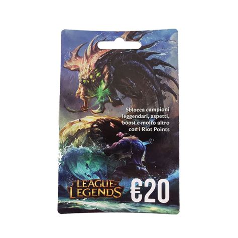 If your giftee loves playing league, you can't go wrong with getting them a gift card with riot points. Card League of Legends 20€ - MEGA Electronics