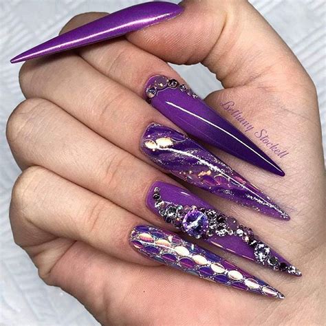 pin by 🦋 𝒥𝑒𝓈𝓈𝒾𝒸𝒶 🦋 on 💅 и α ι ℓ ѕ purple nails nails instagram nails