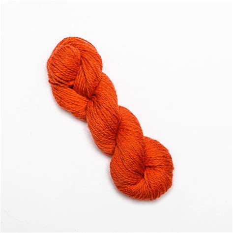 Wool Yarn100 Natural Knitting Crochet Craft Supplies Carrot Orange