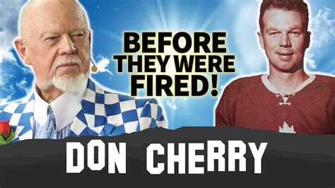 Don Cherry Before They Were Famous Fired From Hockey Night In