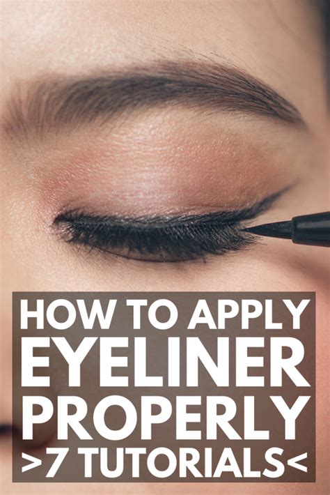 7 Fantastic Tutorials To Teach You How To Apply Eyeliner Properly
