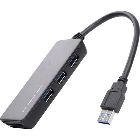 USB OTG hub Renkforce 3x USB 2 0 čtečka karet microSD SD Půhy cz
