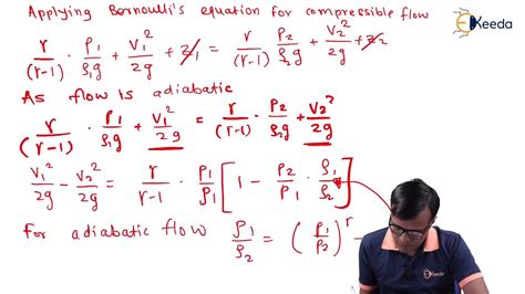 Numerical Bernoulli S Equation For Compressible Flow Compressible Flow Fluid Mechanics