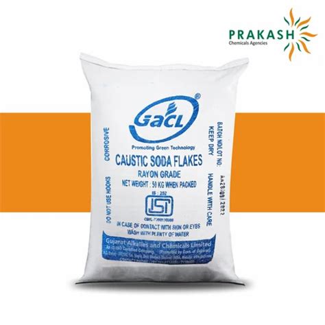 Gacl Caustic Soda Flakes Kg Bag At Rs Kg Industrial Chemicals