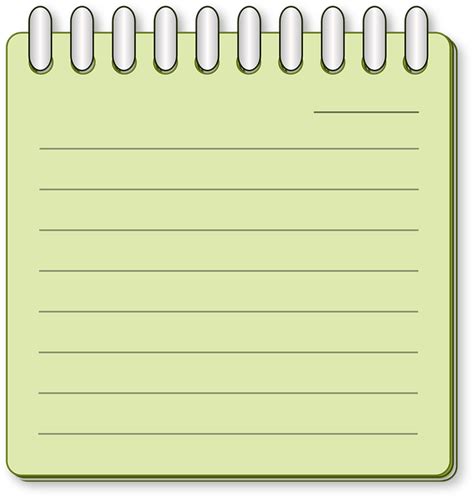 Notes Document Notepad Free Vector Graphic On Pixabay
