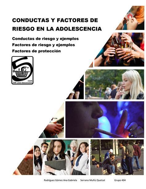 Conductas Y Factores De Riesgo En La Adolesecncia By Quetzalserrano