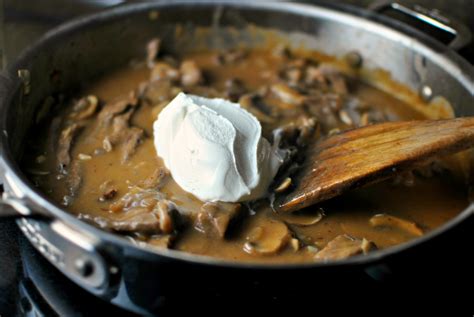 Add salt and pepper for taste, and serve with egg noodles or rice. Simply Scratch Beef Stroganoff From Scratch - Simply Scratch