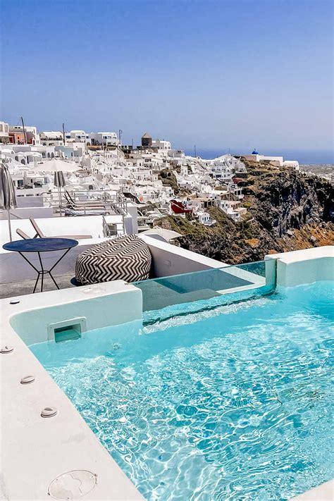 21 incredible hotels in santorini with private pools she wanders abroad