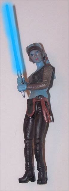 Star Wars Aayla Secura Jedi Master Revenge Of The Sith Action Figure Ebay