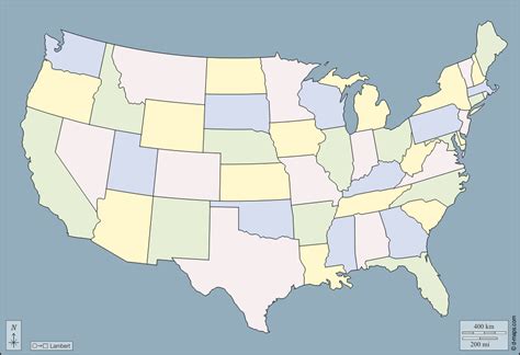 Blank united states map glossy poster picture photo. Etats-Unis (USA) carte géographique gratuite, carte ...