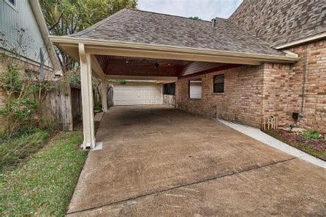 Covered Patio With Carport In Katy Tradition Outdoor Living