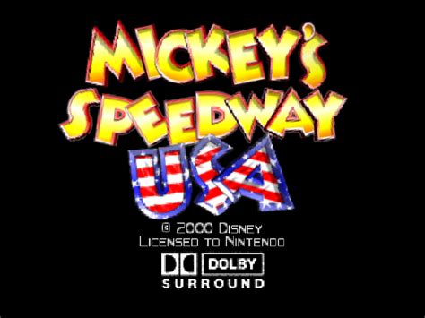 Mickeys Speedway Usa Download Gamefabrique