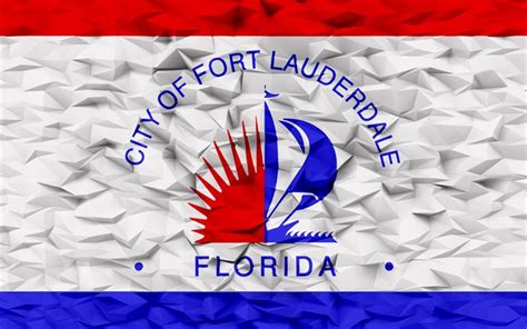 Descargar Fondos De Pantalla Bandera De Fort Lauderdale Florida 4k