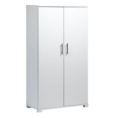 White Office Storage Cupboard 2 Door Lockingbookcase 140cm Tall Amazon